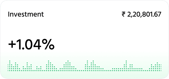 Investment Floating Card