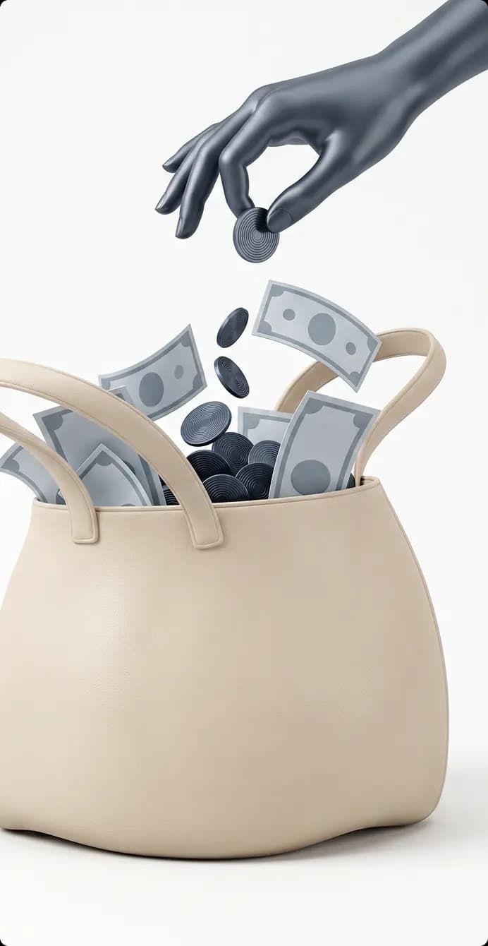 Mutual Funds Money Bag