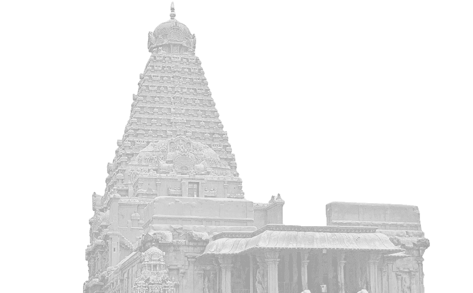 Tamil Nadu Landmark Silhouette